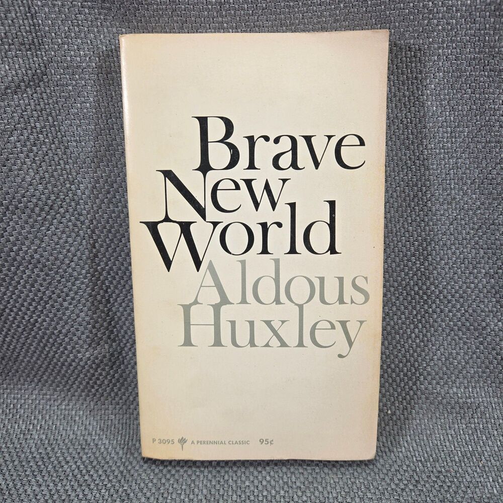 Brave New World Aldous Huxley 1st Perennial Classic Edition 1969 Vintage Paperba